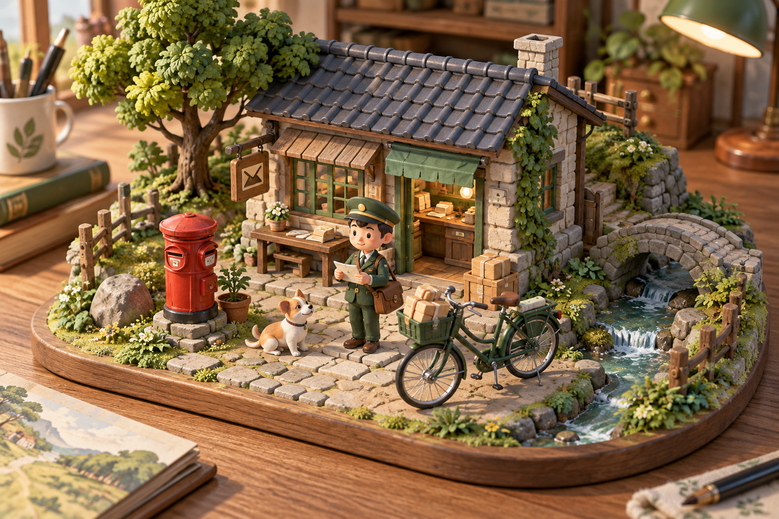 3D 卡通微缩景观